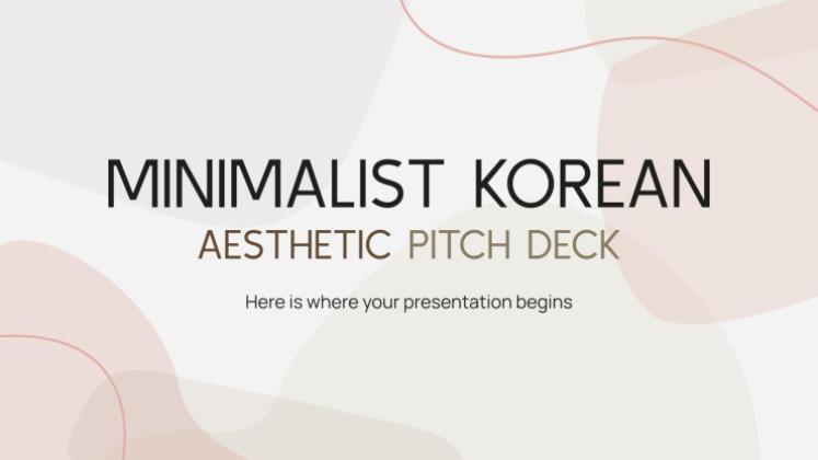 미니멀 한국 감성 피치덱 슬라이드